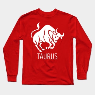 Astrological Zodiac Tee Shirts - Taurus the Bull Long Sleeve T-Shirt
